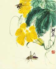 水墨画   丝瓜花_近现代_齐白石