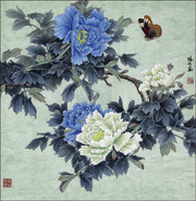 国画牡丹图片