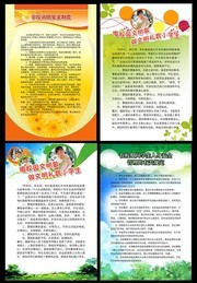 学校消防展板