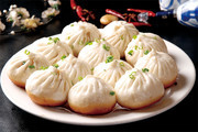 生煎包子传统美食图片素材