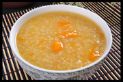 小米南瓜粥摄影图片素材