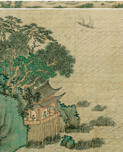 古画山水 锦江图_明_孙枝