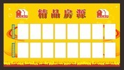 精品房源展板设计素材