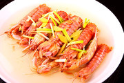 白灼皮皮虾海鲜菜品图片