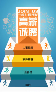 创意招聘海报模板下载