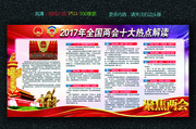 2017年全国两全十大热点展板
