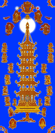 金刚经塔佛教图片素材