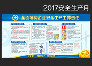 2017安全生产月主题活动展板