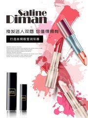 口红化妆品宣传海报