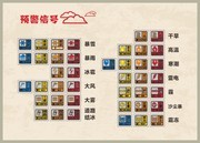 天气预警符号标志图片
