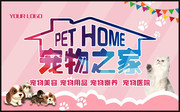 宠物之家宣传海报