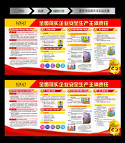 2017企业安全月主题宣传板报