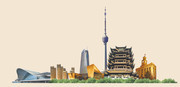 武汉地标建筑设计素材