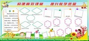学校卡通展板图片素材