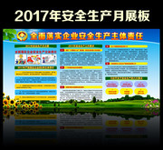 2017年安全生产主题活动展板