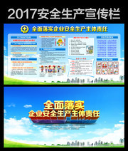 工地安全生产月活动海报和展板