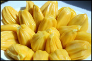 菠萝蜜果肉摄影图片