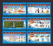 建筑工地文化长廊安全展板图片