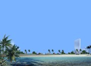 海边景观绿化效果图