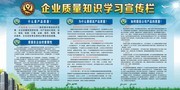 质量月知识宣传展板模板