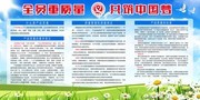质量月中国梦宣传展板图片