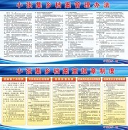 乡村档案制度管理展板图片