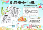 食品安全电子小报展板图片