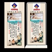 推拿养生介绍展架