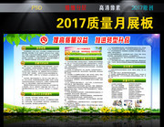 某工厂质量月主题宣教展板设计