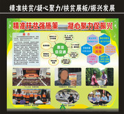 银行精准扶贫宣传图