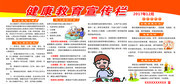 医院冠心病健康教育宣传栏图片素材