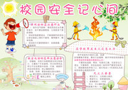 校园安全手抄报设计素材