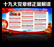 党章修正案宣传展板下载
