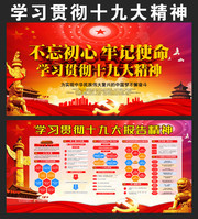 学习19大精神党建宣传素材