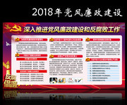 2018党风廉政建设展板下载