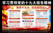 小区学习十九大报告精神宣传墙