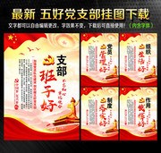 五个好党支部建设挂图