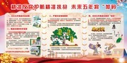 精准反腐护航精准扶贫政策展板