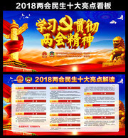 2018两会民生十大亮点看板