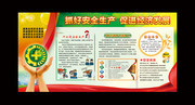 抓好安全生产促进经济发展板报设计