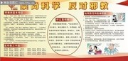 反对邪教社区宣传展板下载