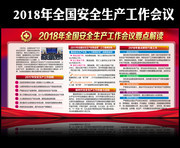 2018年全国安全生产工作会议内容解读展板