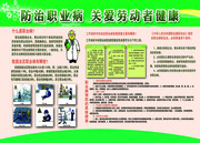 预防职业病宣传展板图片素材