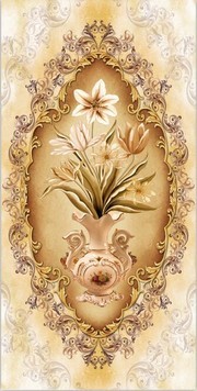 欧式花瓶玄关背景墙