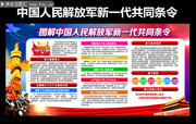图解中国人民解放军共同条令宣传图
