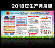 2018安全生产活动月知识宣传栏