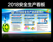 各企业工厂开展2018安全月活动教育看板