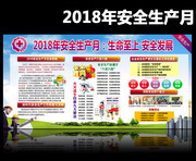 企业安全生产教育展板