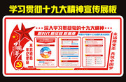 学习贯彻十九大报告精神文化墙设计