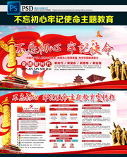 不忘初心牢记使命图片